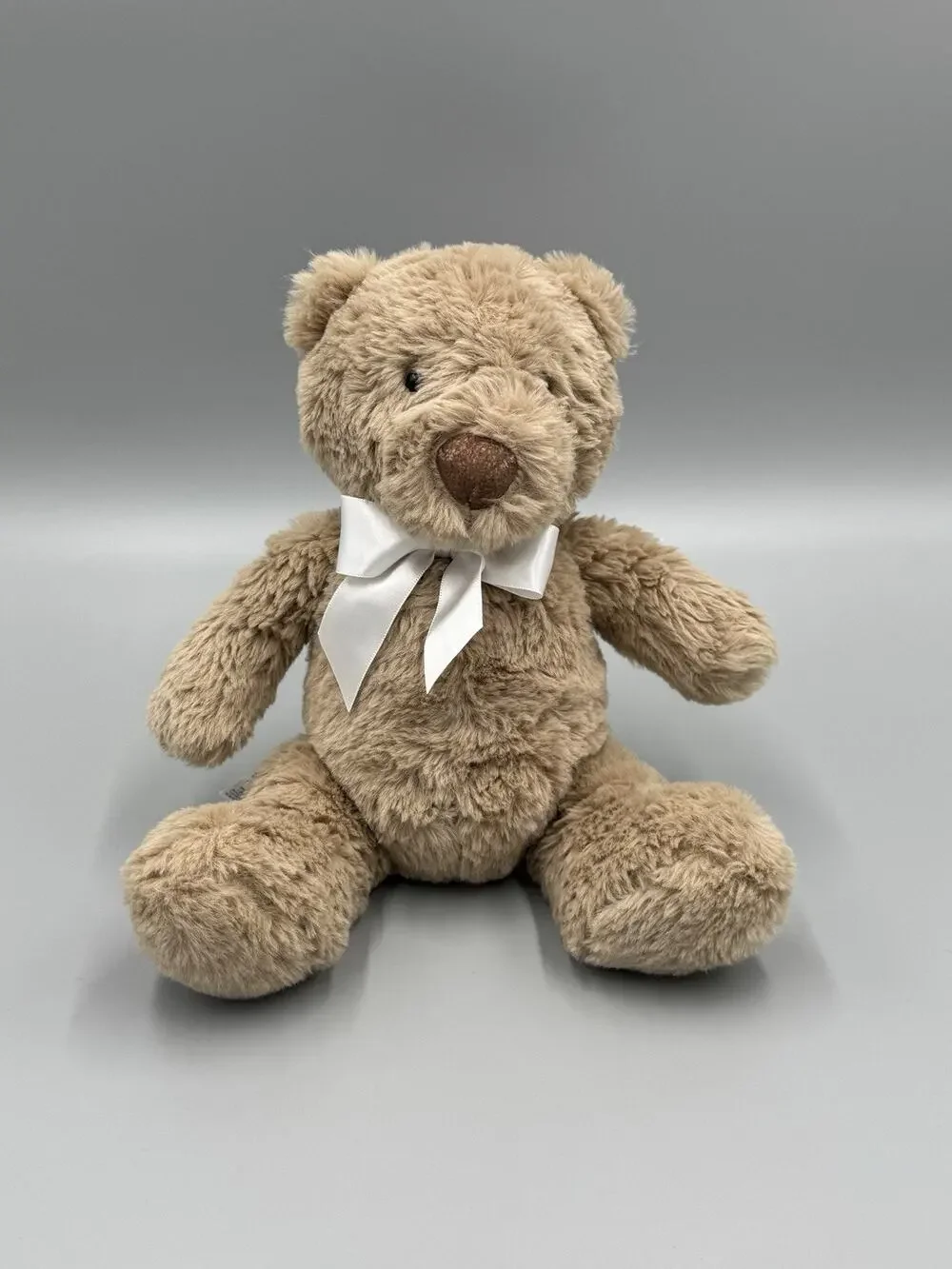 Snug Teddy Bear Plush 9” Stuffed Animal W/ Ribbon Bow